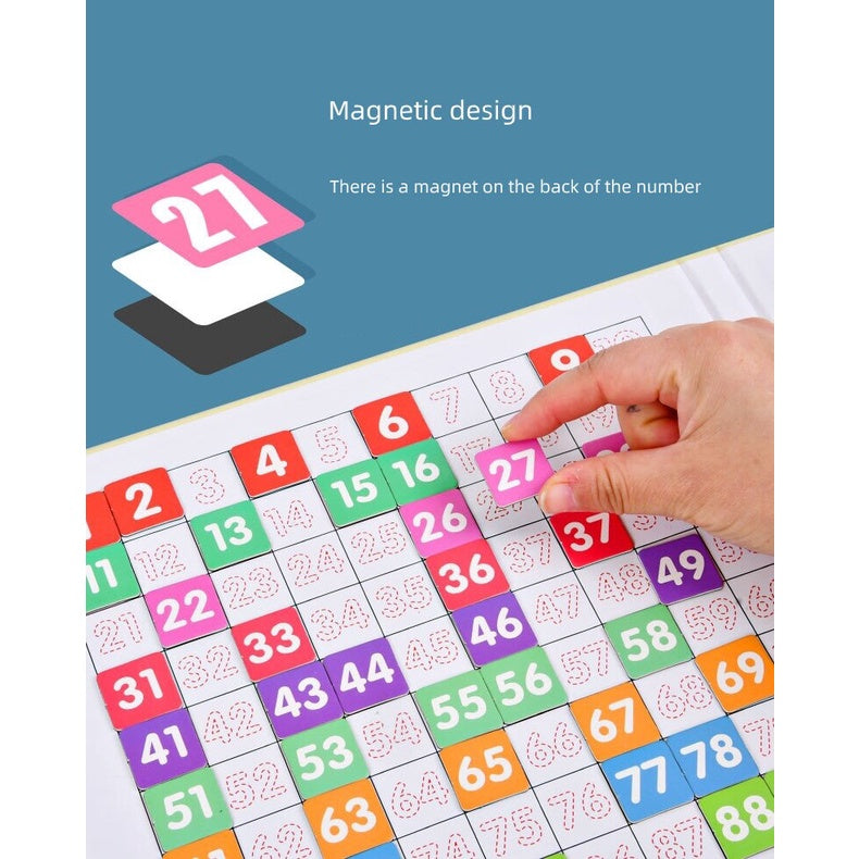 Magnetic Hundred Board Game