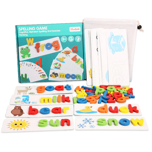 Montessori Wooden Alphabet Spelling Game
