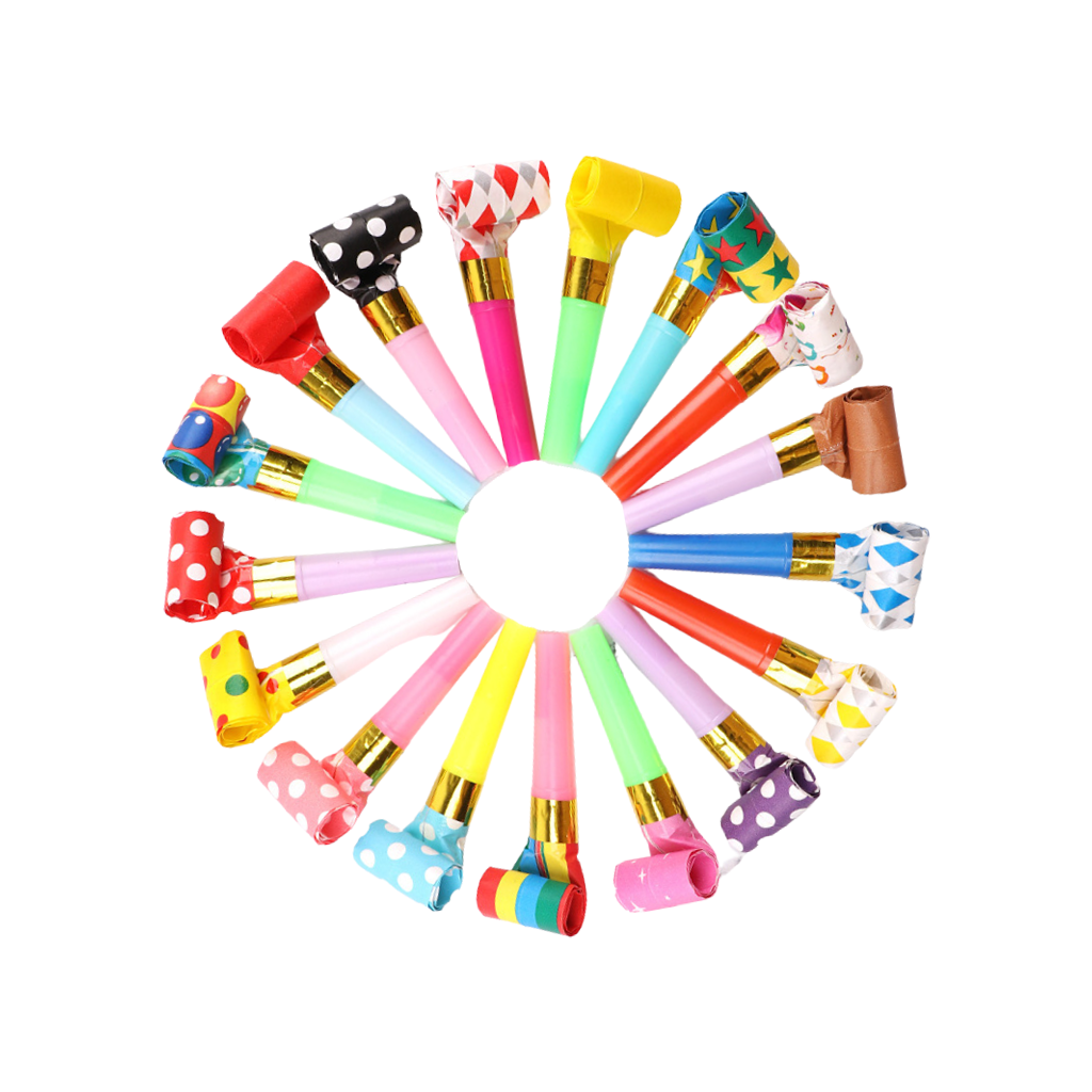 Colourful Party Blower (100 Pieces/Pack)