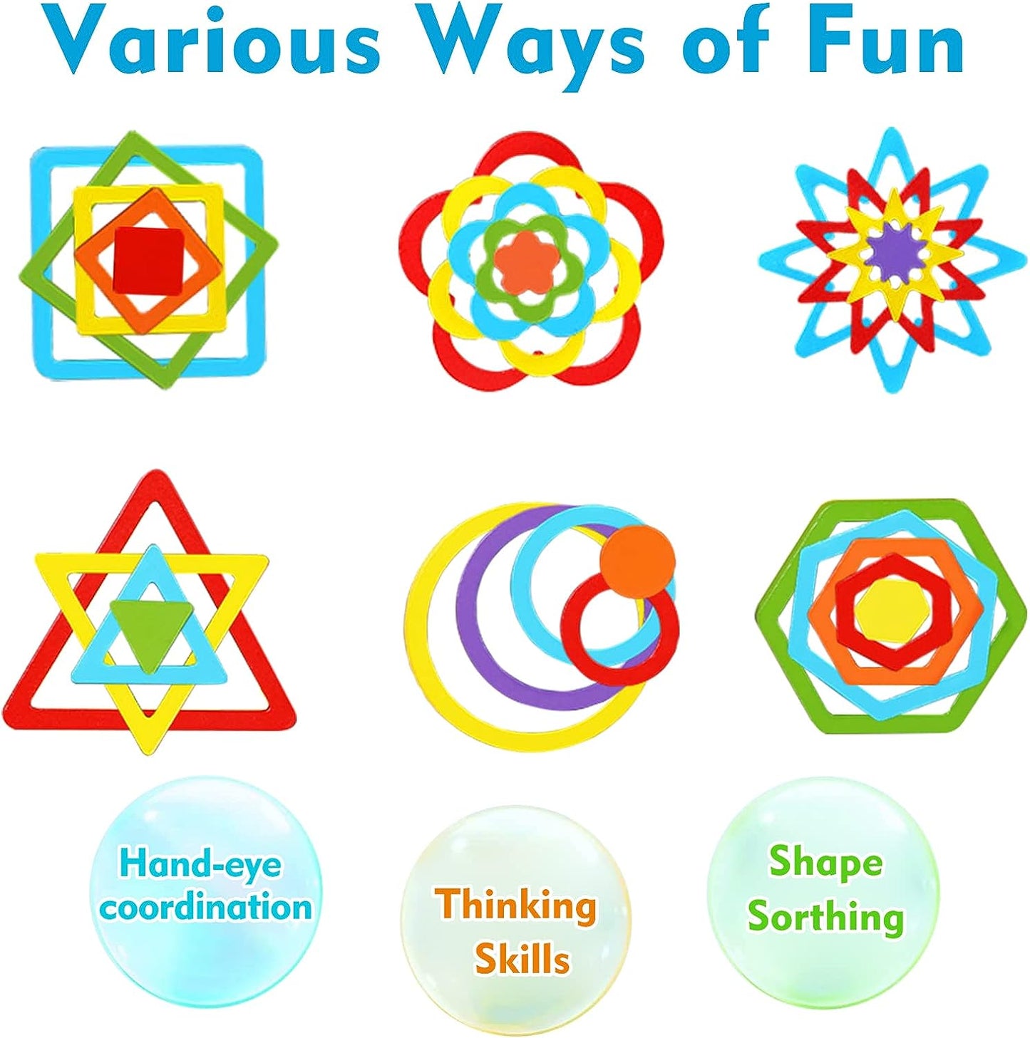Wooden Montessori 3D Geometric Puzzle