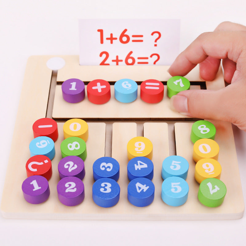 Wooden Montessori Mathematics Number Walk Game