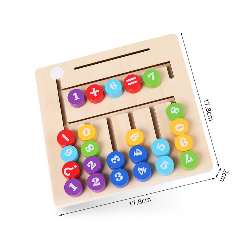 Wooden Montessori Mathematics Number Walk Game