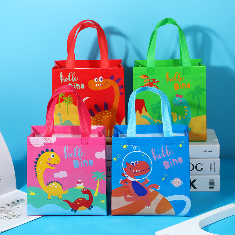 Non-Woven Party Goodies Bag - Dinosaur (12 Bags/Pack)