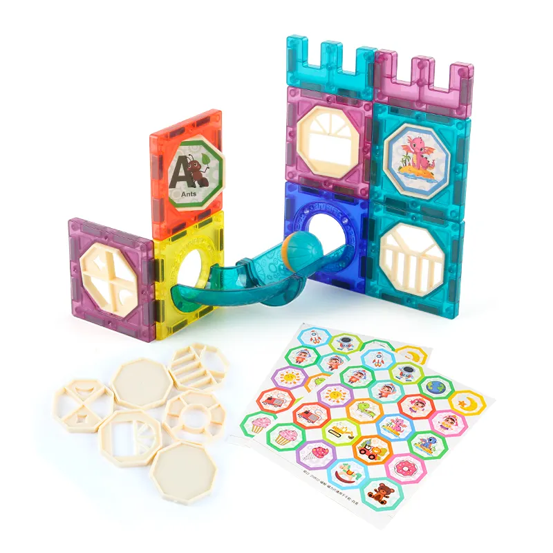 Magnetic Tiles Ball Run Set - Non LED - 262 Pieces