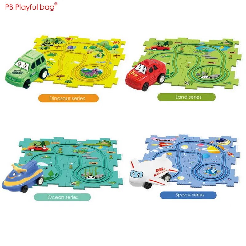 Rail Car Maze Puzzle - 25 Pieces