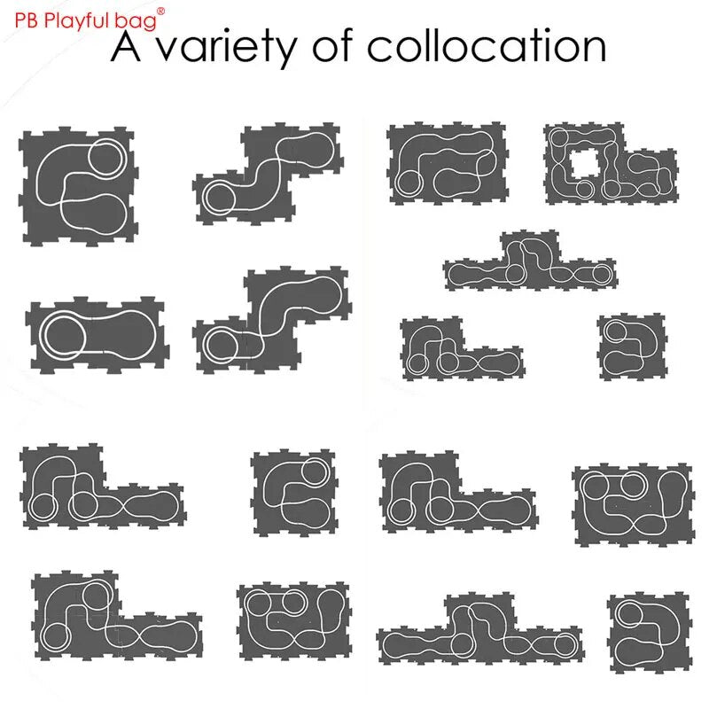 Rail Car Maze Puzzle - 25 Pieces