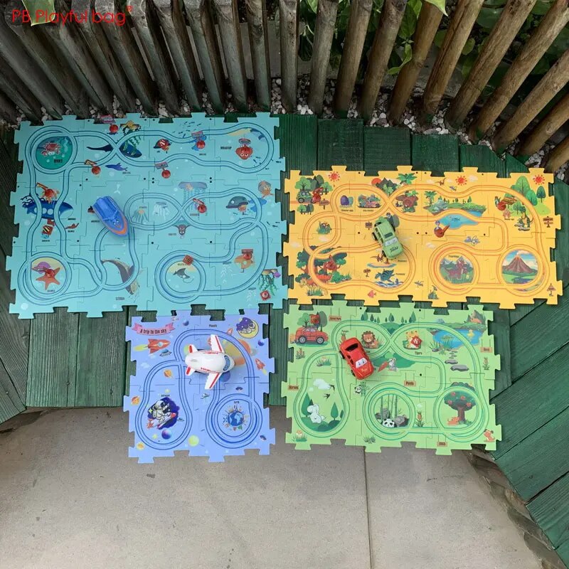 Rail Car Maze Puzzle - 25 Pieces