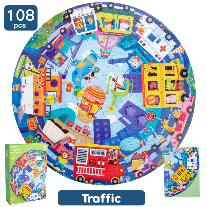 Round Leveled Puzzle - Advanced