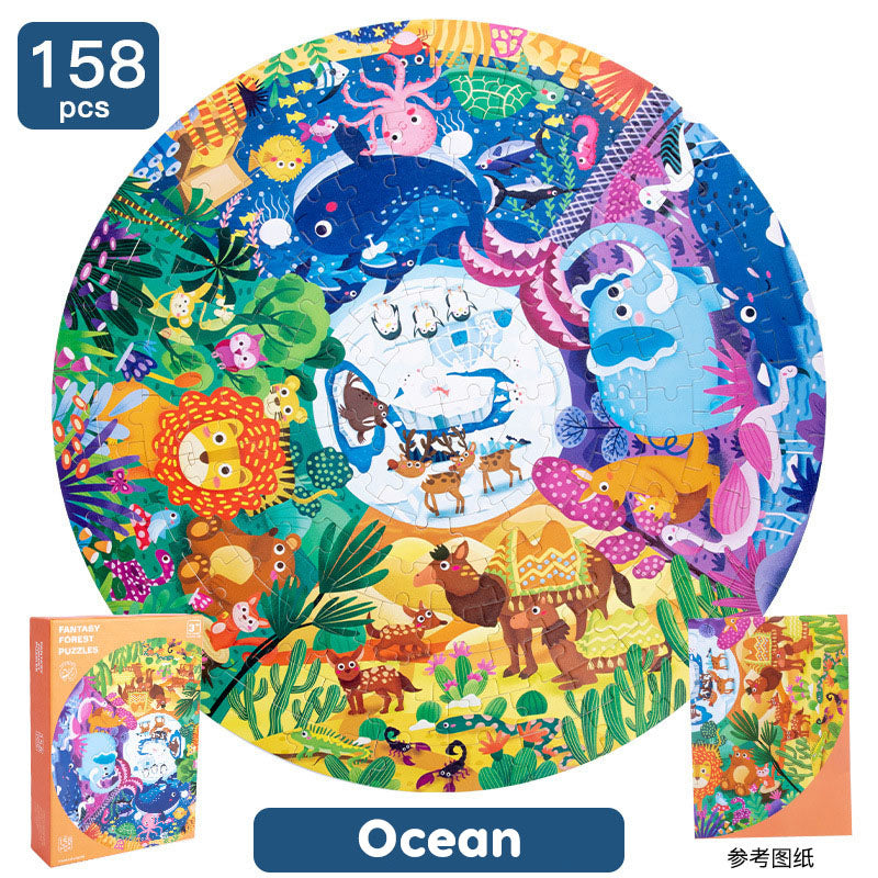 Round Leveled Puzzle - Advanced