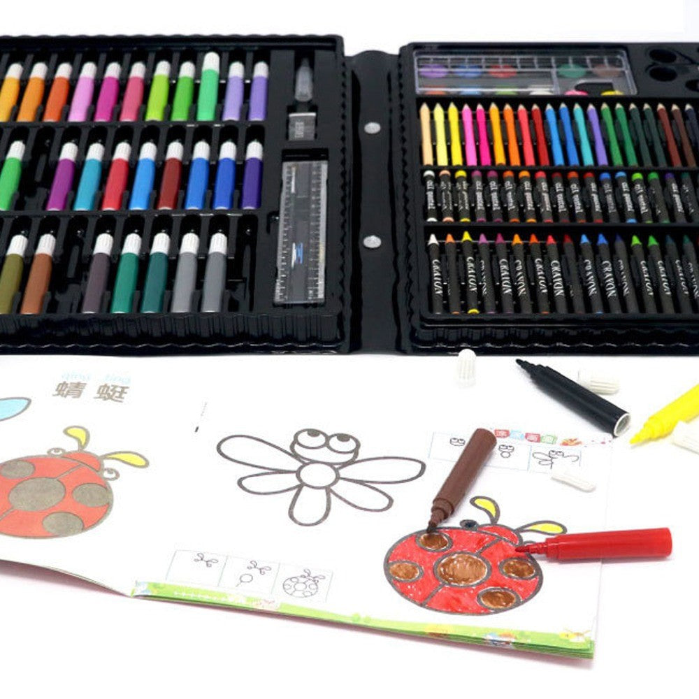 150-Piece Art Set - Colour Pencil, Marker, Crayon, Water Colour/Paint