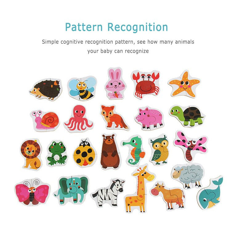 Montessori Matching Puzzles - Animals