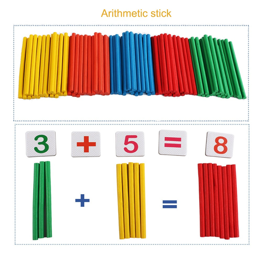 Wooden Mathematics Counting Toy