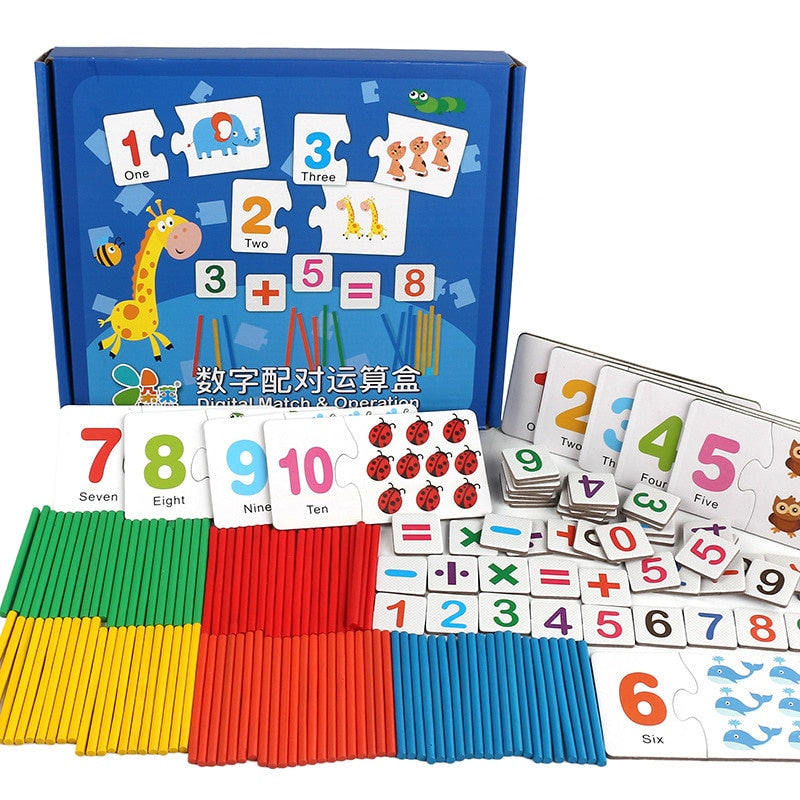 Wooden Mathematics Counting Toy