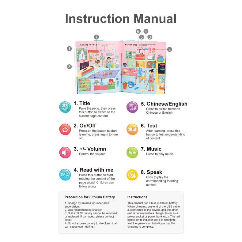 Audio Book - 25 Topics of Everyday Scenarios (Bilingual)