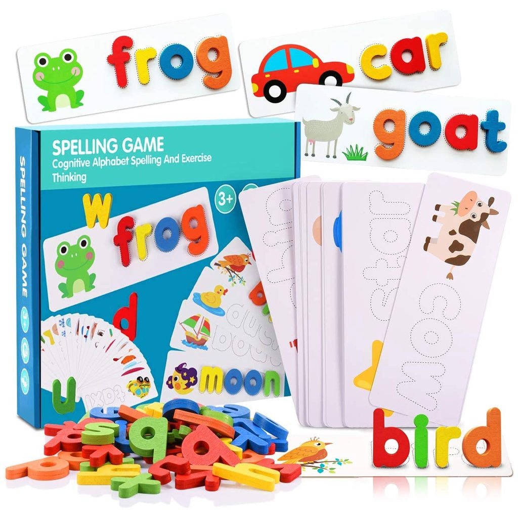 Montessori Wooden Alphabet Spelling Game