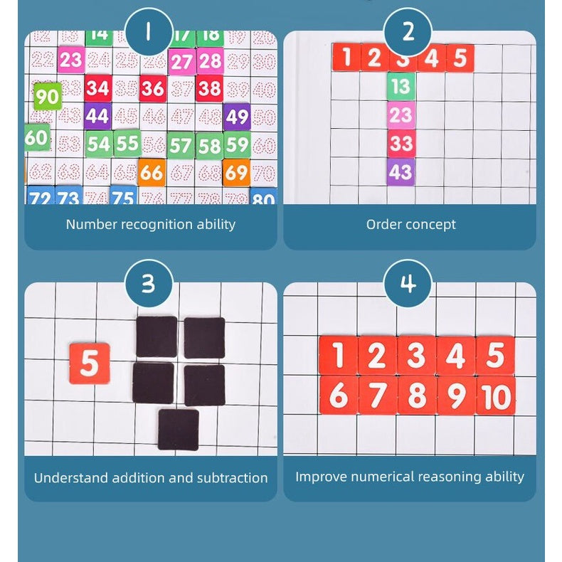Magnetic Hundred Board Game
