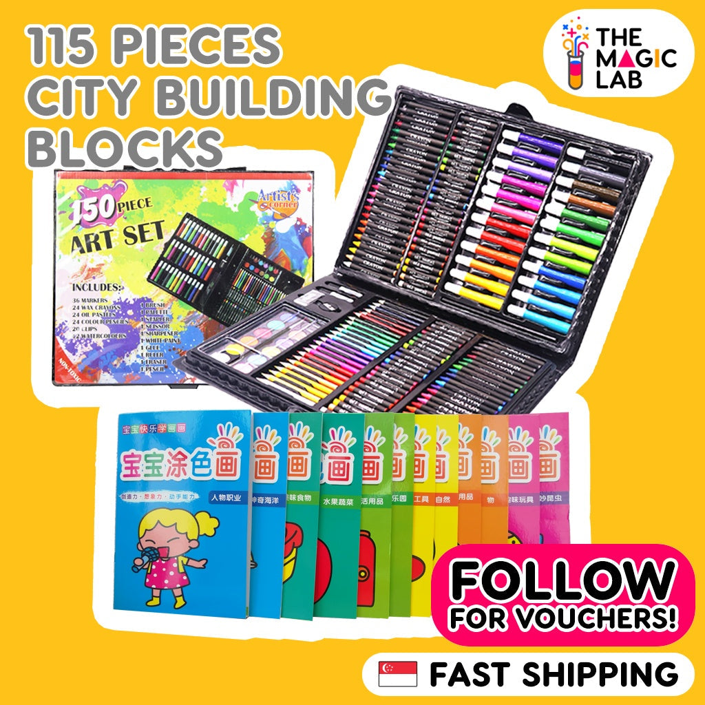 150-Piece Art Set - Colour Pencil, Marker, Crayon, Water Colour/Paint