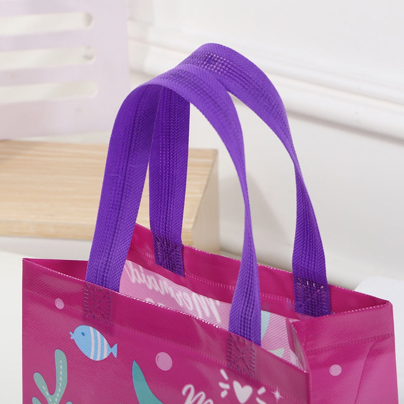 Non-Woven Party Goodies Bag - Mermaid (12 Bags/Pack)