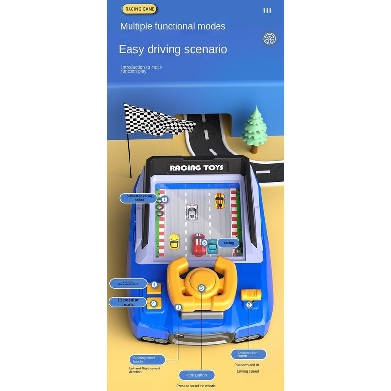Musical Steering Wheel Driving Toy