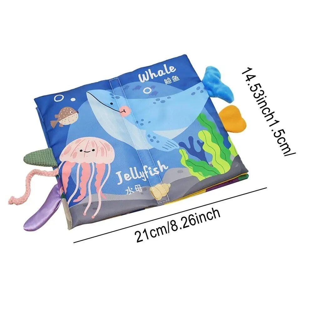 Baby Soft Cloth Books With Tail