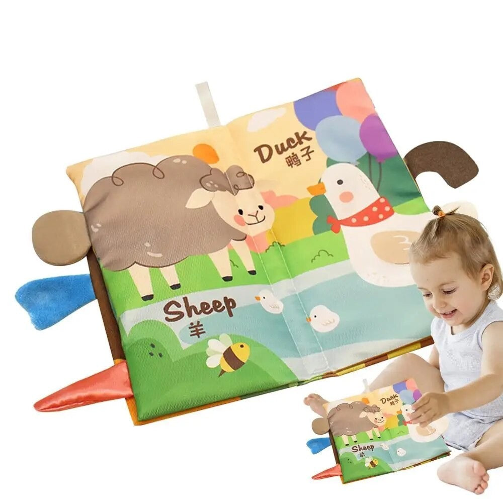 Baby Soft Cloth Books With Tail