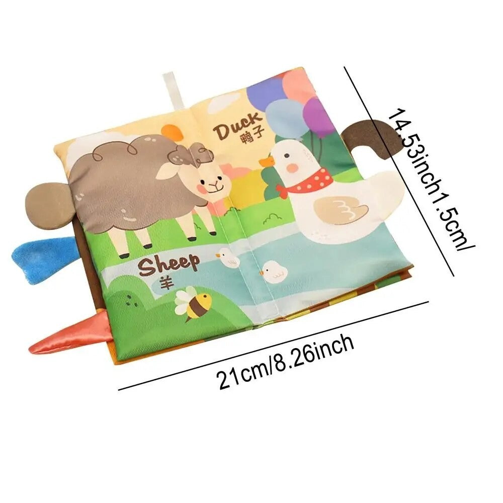 Baby Soft Cloth Books With Tail