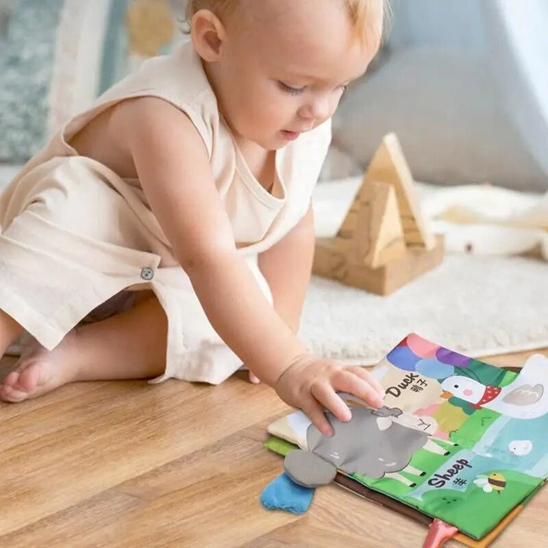 Baby Soft Cloth Books With Tail