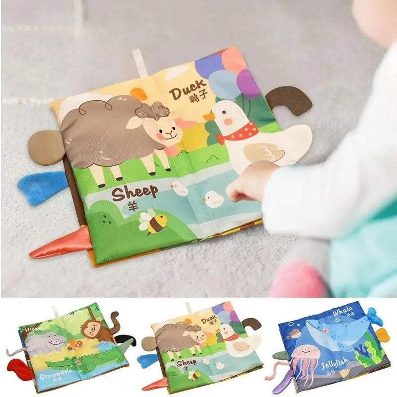 Baby Soft Cloth Books With Tail
