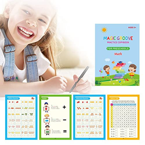 4A Size Magic Groove Copy Book (4 Books/Set)