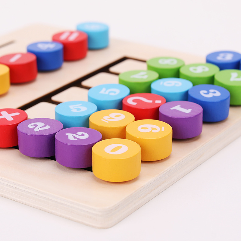 Wooden Montessori Mathematics Number Walk Game