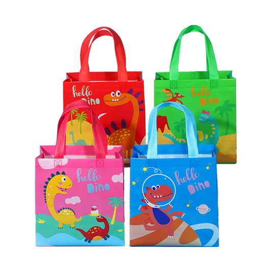 Non-Woven Party Goodies Bag - Dinosaur (12 Bags/Pack)