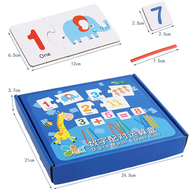 Wooden Mathematics Counting Toy