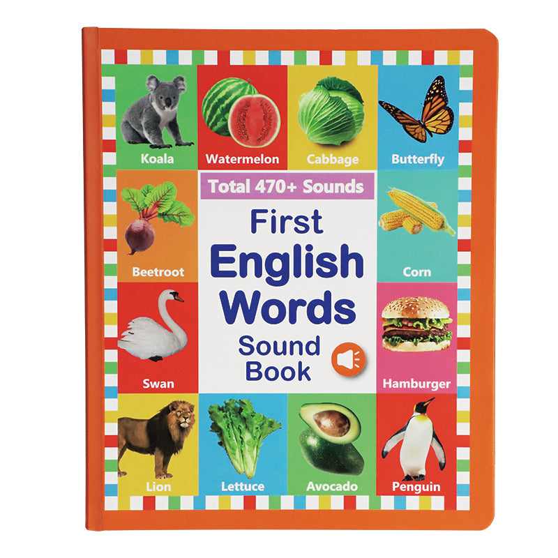 Kids English Sound Book | Interactive Learning Toy with 21 Themes & 470+ Sounds for Ages 3+