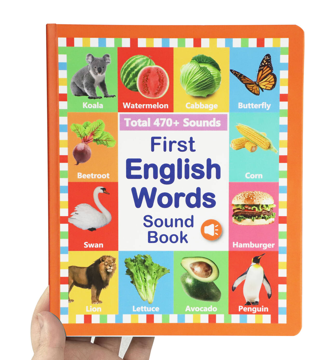 Kids English Sound Book | Interactive Learning Toy with 21 Themes & 470+ Sounds for Ages 3+