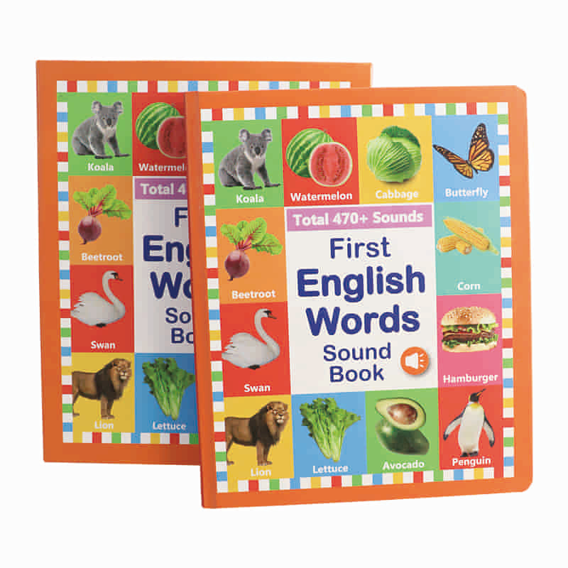 Kids English Sound Book | Interactive Learning Toy with 21 Themes & 470+ Sounds for Ages 3+