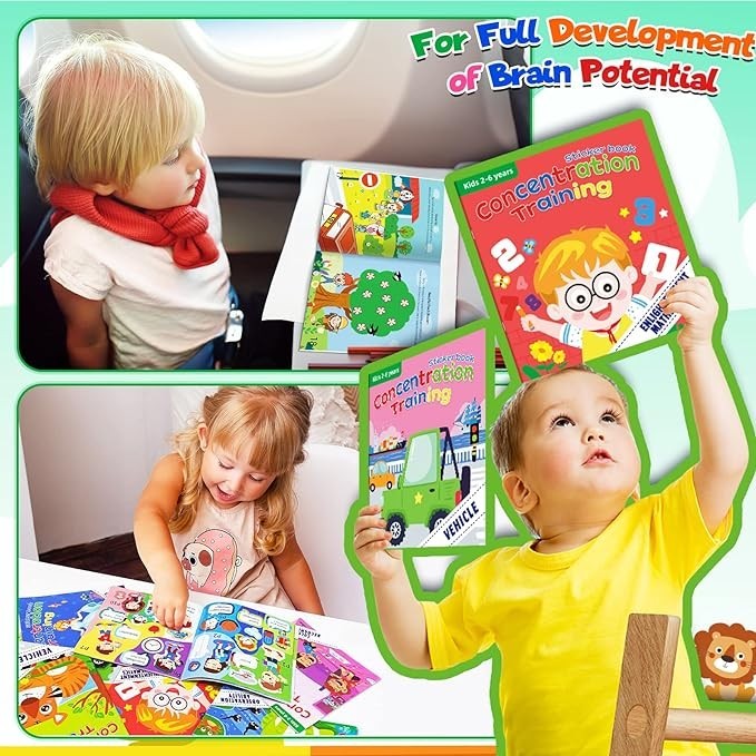 20 Sets Sticker Books for Kids 2-6